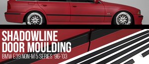 BMW E39 5 Series Shadowline Trim Moulding