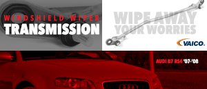 Audi B7 RS4 Vaico Windshield Wiper Transmission