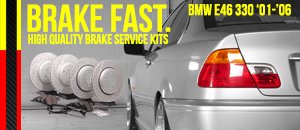 BMW E46 330i/ci/xi Brake Service Kits