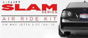 VW MKV Jetta 2.0T Air Lift Slam Series Air Ride Kit
