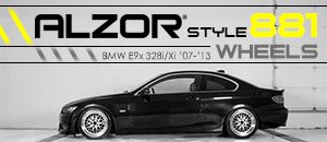 BMW E9x 328i/Xi Alzor Style 881 Wheels