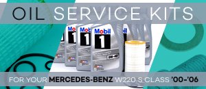 Mercedes Benz W220 S Class Oil Service Kits