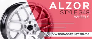 VW B5 Passat 1.8T Alzor Style 349 Wheels