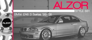 BMW E46 3 Series Alzor Style 881 Wheels
