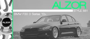 BMW F30 3 Series Alzor Style 881 Wheels