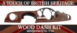 MINI R50 R53 Wood Dash Kit