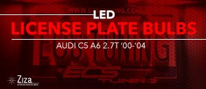 Audi C5 A6 2.7T License Plate Bulbs