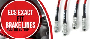 Audi B8 S5 ECS Exact-Fit Brake Lines
