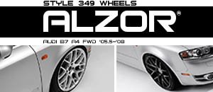 Audi B7 A4 FWD 19" Alzor Style 349 Wheels