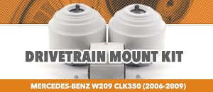 Mercedes-Benz W209 CLK350 Drivetrain Mount Kit