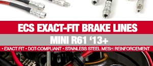 MINI R61 Paceman ECS Exact-Fit Stainless Brake Lines
