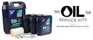 Mercedes-Benz W215 CL-Class Oil Service Kits