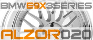 BMW E9x Non-M Alzor 020 Wheels