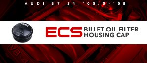 Audi B7 S4 ECS Billet Aluminum Oil Filter Housing Cap