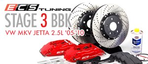 VW MKV Jetta 2.5L Stage 3 Big Brake Kit