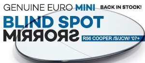 R56 MINI Cooper Euro Blind Spot Mirrors