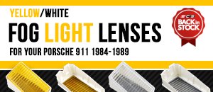 URO Fog Light Lenses for Porsche 911/930