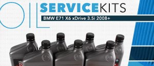 BMW E71 X6 xDrive 3.5i Oil Service Kits