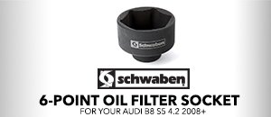 Audi B8 S5 4.2 Schwaben 6-Point Oil Filter Socket