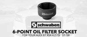 Audi B7 RS4 4.2 FSI Schwaben 6-Point Oil Filter Socket