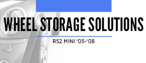 R52 MINI Wheel Storage Solutions