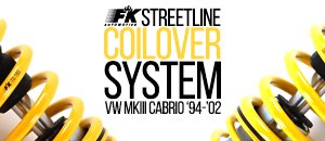 VW MKIII Cabrio FK Streetline Coilovers