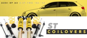 Audi 8P A3 2.0T FWD  ST Performance Coilovers
