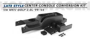 VW MKIV Golf 2.0L Late Style Center Console Conversion