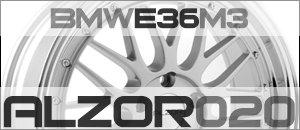 BMW E36 M3 Alzor 020 Wheels