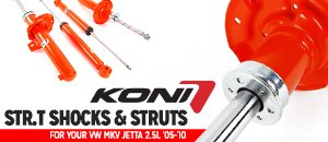 VW MKV Jetta 2.5L Koni STR.T Shocks & Struts Kit