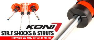 VW MKIV Jetta 1.8T Koni STR.T Shocks & Struts