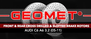 Audi C6 A6 3.2L ECS Geomet&reg; Rotors