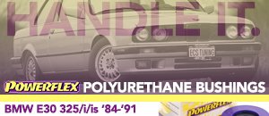 BMW E30 325/i/is Powerflex Polyurethane Bushings