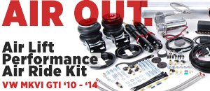 VW MKVI GTI Air Lift Performance Air Ride Kit 