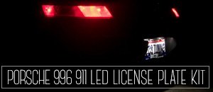 Porsche 996 911 Ziza LED License Plate Kit