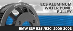 BMW E39 525i/530i ECS Aluminum Water Pump Pulley