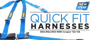 R50/R52/R53 MINI Schroth Racing Quick Fit Harnesses