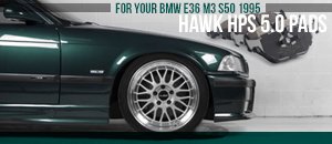 BMW E36 M3 S50 Hawk High Performance Brake Pads