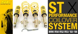 MINI R50 R52 R53 ST X Performance Coilover System