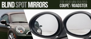 MINI R58/R59 Coupe/Roadster Euro Blindspot Mirrors