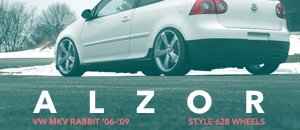 VW MKV Rabbit Alzor Style 628 Wheels