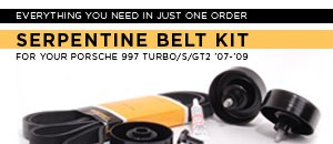 Porsche 997 Turbo/S and GT2 Serpentine Belt Kit
