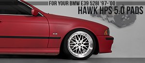 BMW E39 528i Hawk High Performance Brake Pads
