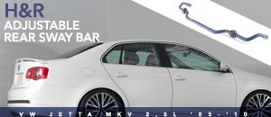 VW MKV Jetta 2.5L H&R Adjustable Rear Sway Bar