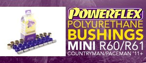 MINI R60/R61 Countryman & Paceman Powerflex Bushings