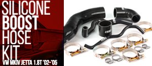 VW MKIV Jetta 1.8T ECS Silicone Boost Hose Kit