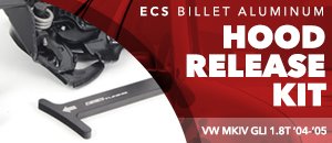 VW MKIV GLI 1.8T Aluminum Hood Release Kit