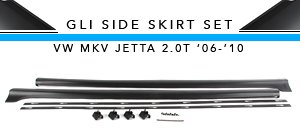 VW MKV Jetta 2.5L GLI Side Skirt Set