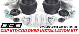 VW MKIV Jetta VR6 12V ECS Cup Kit/Coilover Install Kit