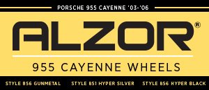 Porsche 955 Cayenne Alzor Wheels